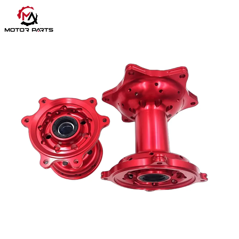 CNC Aluminium Front & Rear Wheel Hub Set kanggo Honda CRF250R CRF450R