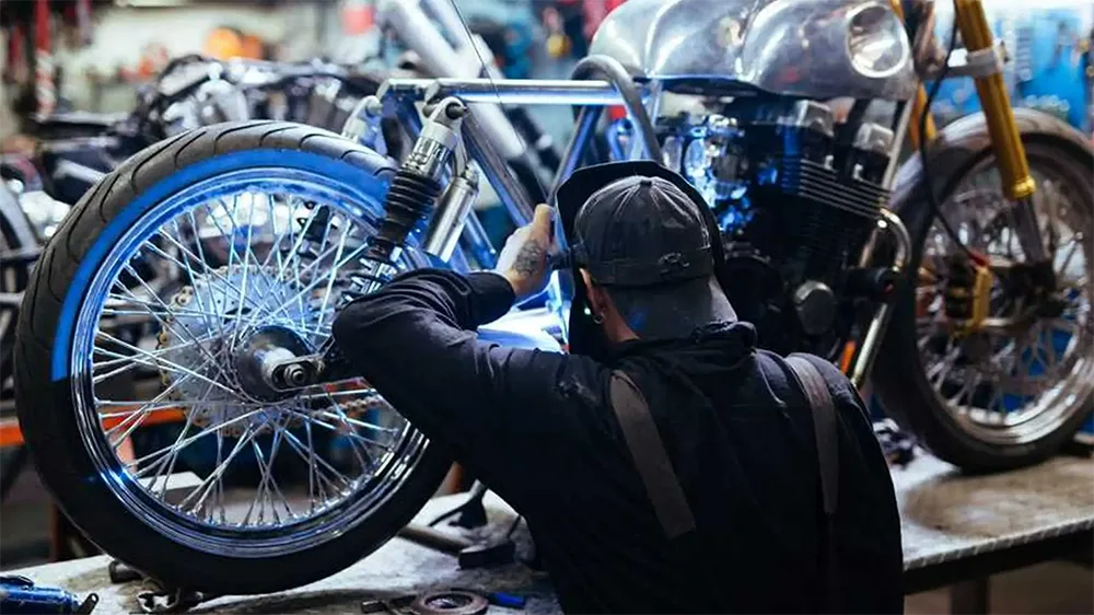 motorcycle frame repair
