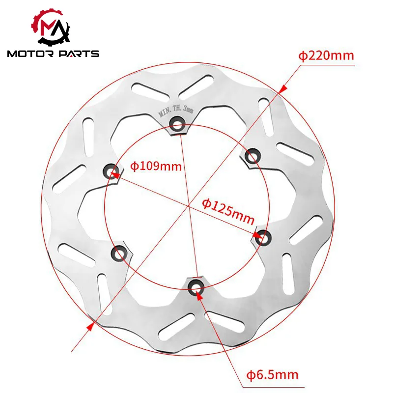 KTM Off-Road Kendaraan Rear Disc Brake
