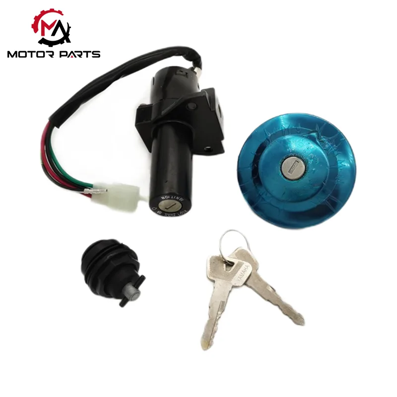 Kepiye YAMAHA YBR125 TTR125 Motor Ignition Switch Fuel Tank Cap Lock Nambah Keamanan lan Keandalan